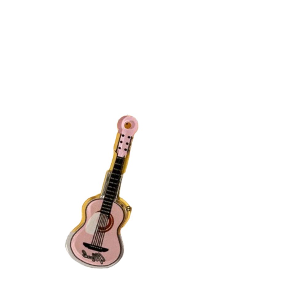 Korean Style Violin Hairclip Ins Musical Instrument Hair Clip Gift Guitar Hair Clip Girls