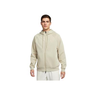 Основной флис Dri-Fit Быстросохнущий Дышащий Защита от солнца Однотонный Вышитый логотип Куртка с длинным рукавом реглан Мужские куртки Бежевый FZ0968251