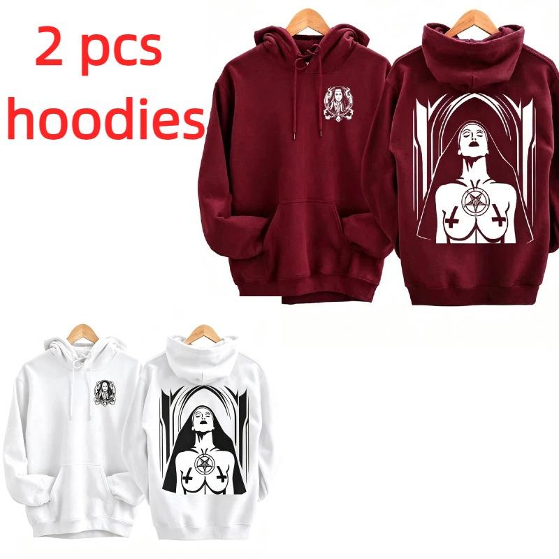 Fashion Europe Autumn Y2K Hip Hop Trend Hoodie Men's Street Pullover Casual Vintage Sweatshirt Women's Hoodie Clothing