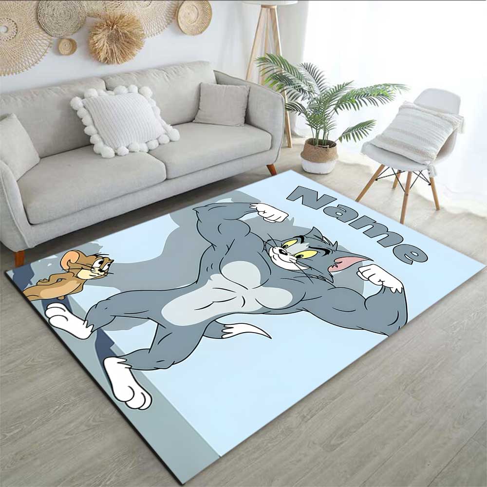 Warner Bros. Works (20) Customize your name rug, office chair cushion, home bedroom living room gift.