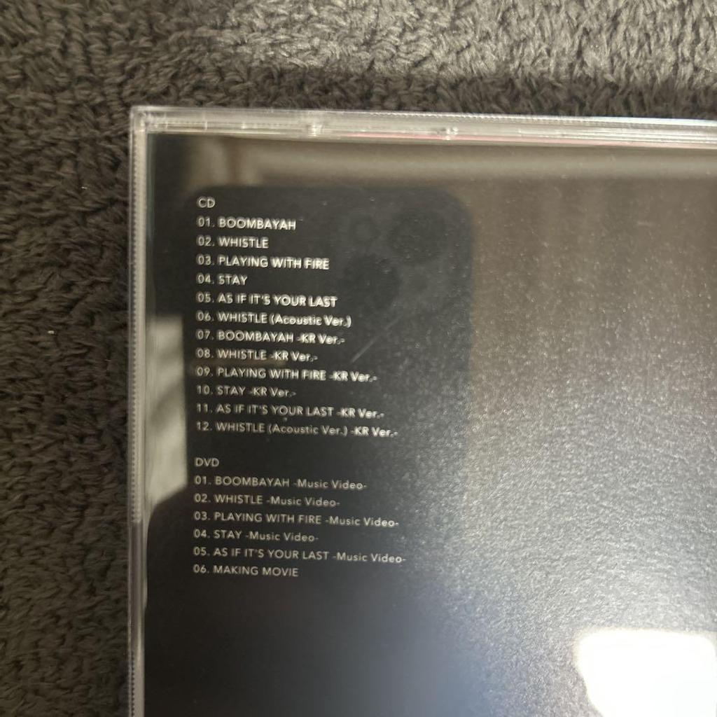[USED] BLACK PINK CD DVD