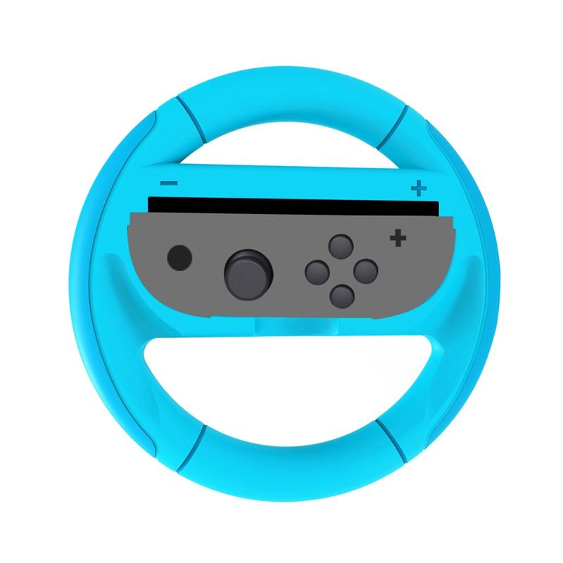 Игровой руль-контроллер для гонок Nintendo Switch 2 Профессиональный Для ручек Joy-Con Синий
