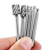 Tungsten Carbide Rotary Tool Set 6Pcs - Wood Metal Carving Engraving High-Speed Cutting Accessories DIY Polishing Drill Bit Set