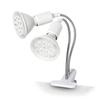Clip lamp for plants 2xE27 white