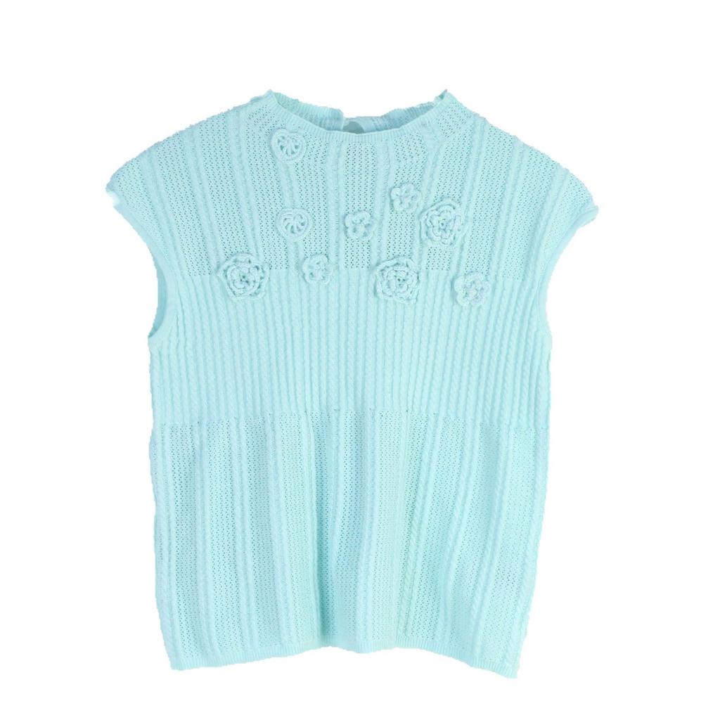 Женский трикотажный комплект «Камелия»: Кардиган, Жилет + Юбка – Весенне-летний стиль лесной феи