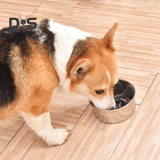 Вставка для мисок для собак с присосками, силиконовая головоломка с защитой от удушья, вставка для мисок для собак с медленной подачей, для обычных и высоких мисок для собак