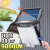 315COB Solar Lights Outdoor Wall Lamp With Motion Sensor Remote Control IP68 Waterproof Garden Street Home Emergency La