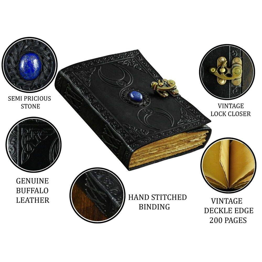 Книга теней, Кожаный журнал, Журнал Тройной Луны, Хрустальный камень третьего глаза,