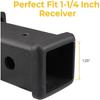 2 Inch Trailer Hitch Dust Plug Off-Road Vehicle Towing Receiver Cap Square Socket Protector Cover Auto Modification Hardware