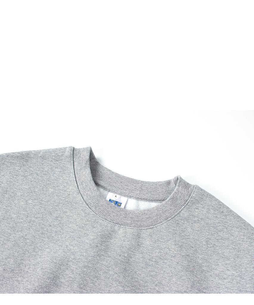 RADINEO Blue Flower Sweatshirt Gray
