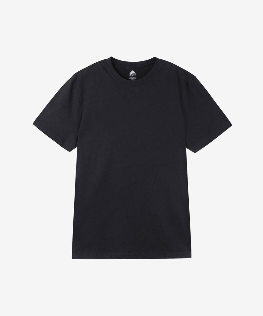 BASIC HOUSE [3Pack] Thick Pure Cotton Heavyweight Short Sleeve T-Shirts 3-Pack Lats0121
