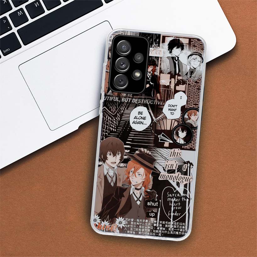 Bungo Stray Dogs Poster Anime Phone Case For Samsung Galaxy A51 A71 A50 A70 A40 A30 A20E A10 A41 A31 A21S A11 A01 A6 A8 + A7 A9