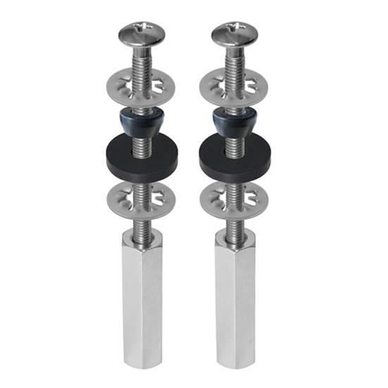 Комплект для замены винтов для сиденья унитаза из нержавеющей стали, прочные болты с гайками и шайбами, универсальные болты для унитаза