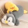 50/70/90cm New Cuddly Penguin Duck Zoo Animal Plush Pillow Soft Plushie Peluche Doll Kids Birthday Gift Room Decoration