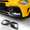 AIRSPEED Carbon Fiber Exterior Garnish for Abarth Customizable Front Fog Lamp Front Grille and Garnish for a Cool and Stylish Includes Tape for Easy