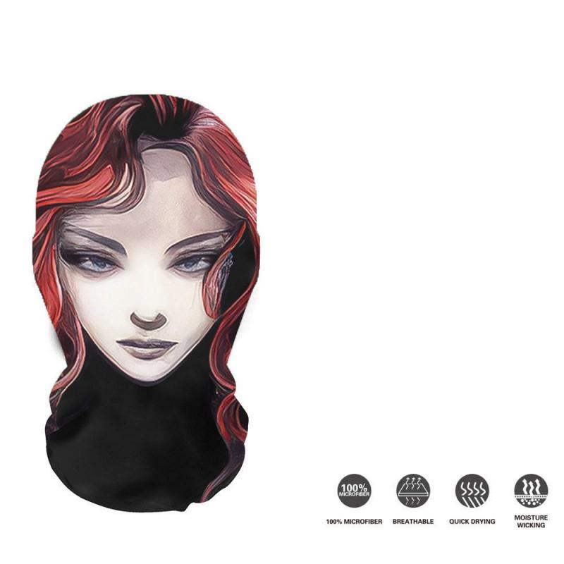 Halloween Full Face Mesh Skull Mask Balaclava Costume Headpiece Adult Party Cosplay