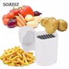 1 шт., резак для картофеля фри, натуральный резак, быстрая нарезка, овощерезка для картофеля, инструмент для еды, овощерезка, измельчитель овощей