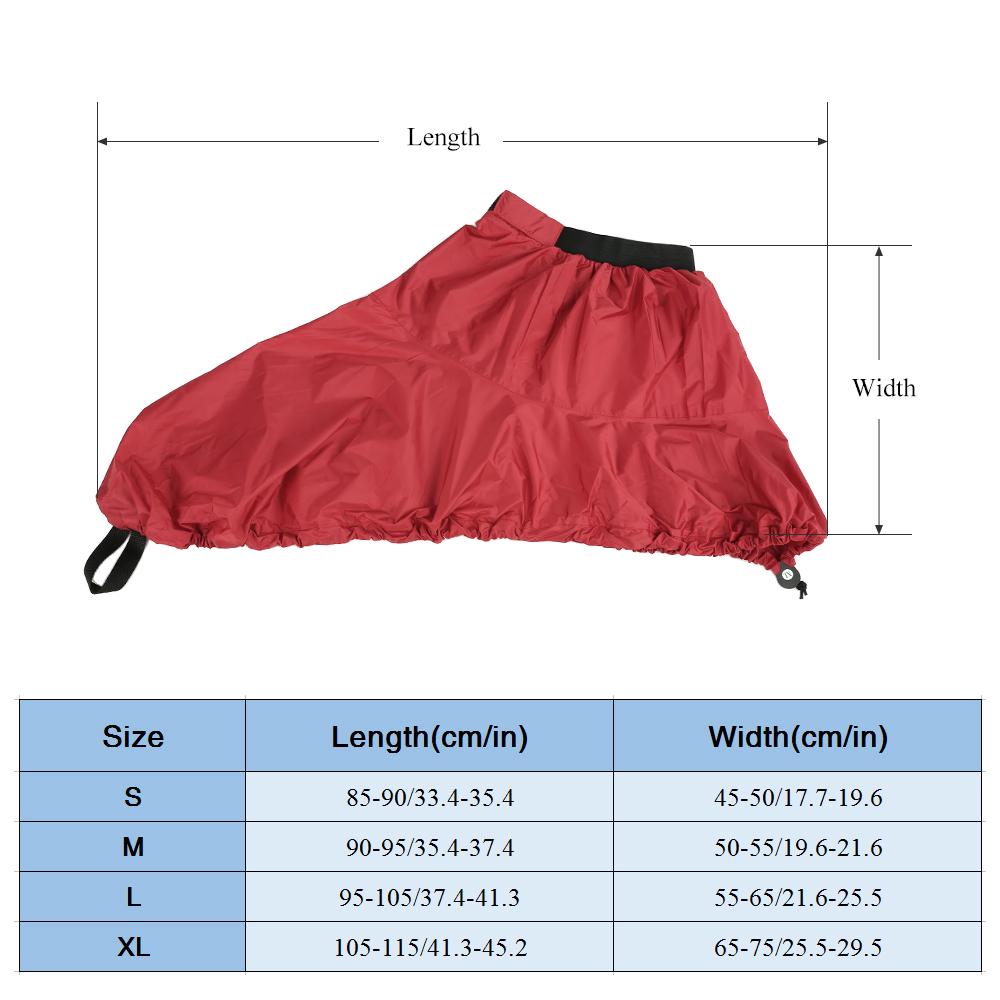 Универсальная регулируемая спортивная водонепроницаемая нейлоновая юбка-распылитель для каяка, чехол для палубы