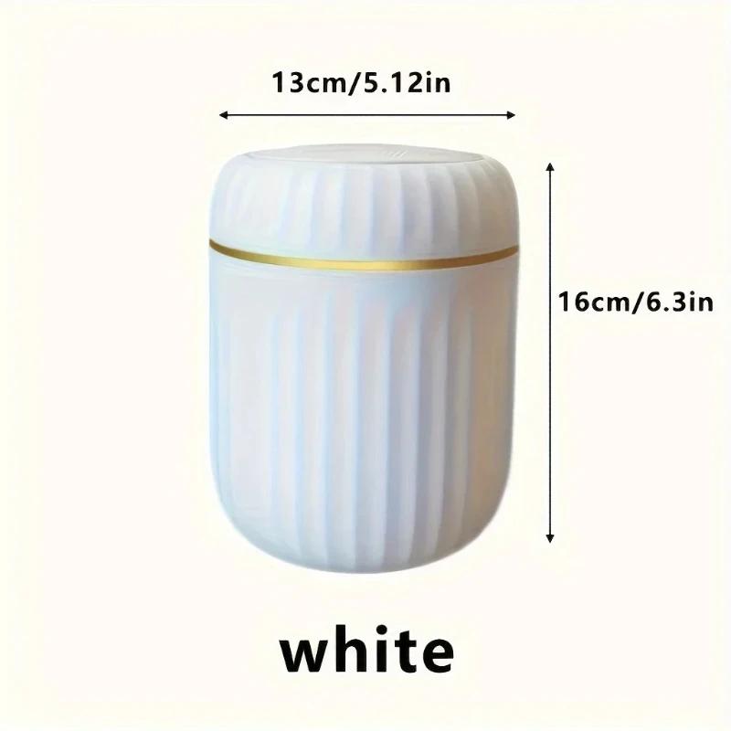 Light luxury mini sized desktop trash can suitable for offices, family desks, space saving storage boxes, easy to clean