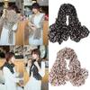 Graffiti Chiffon Scarf Women Girls Kitten Shawl Scarf Fashion Cartoon Cat Printed Scarf