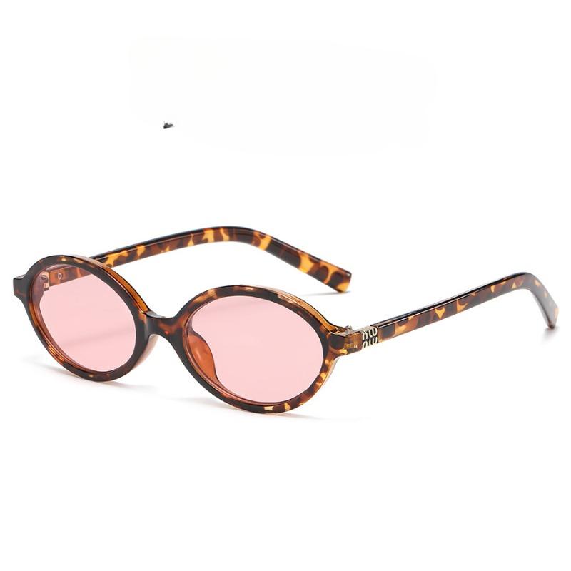 Интернет-знаменитости Стиль Овальные солнцезащитные очки в маленькой оправе Женские модные солнцезащитные очки Мужские модные солнцезащитные очки с защитой от ультрафиолета