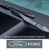 car styling badge stickers car audio center console decoration stickers for Ford Focus 2 MK2 MK5 Fiesta Mondeo Galax ST