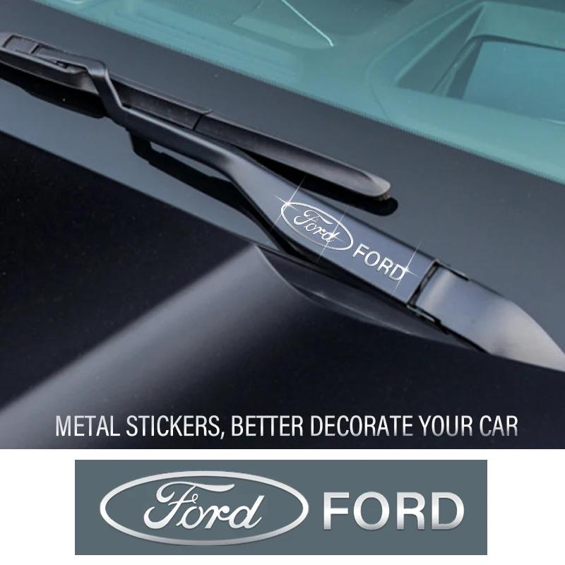 car styling badge stickers car audio center console decoration stickers for Ford Focus 2 MK2 MK5 Fiesta Mondeo Galax ST