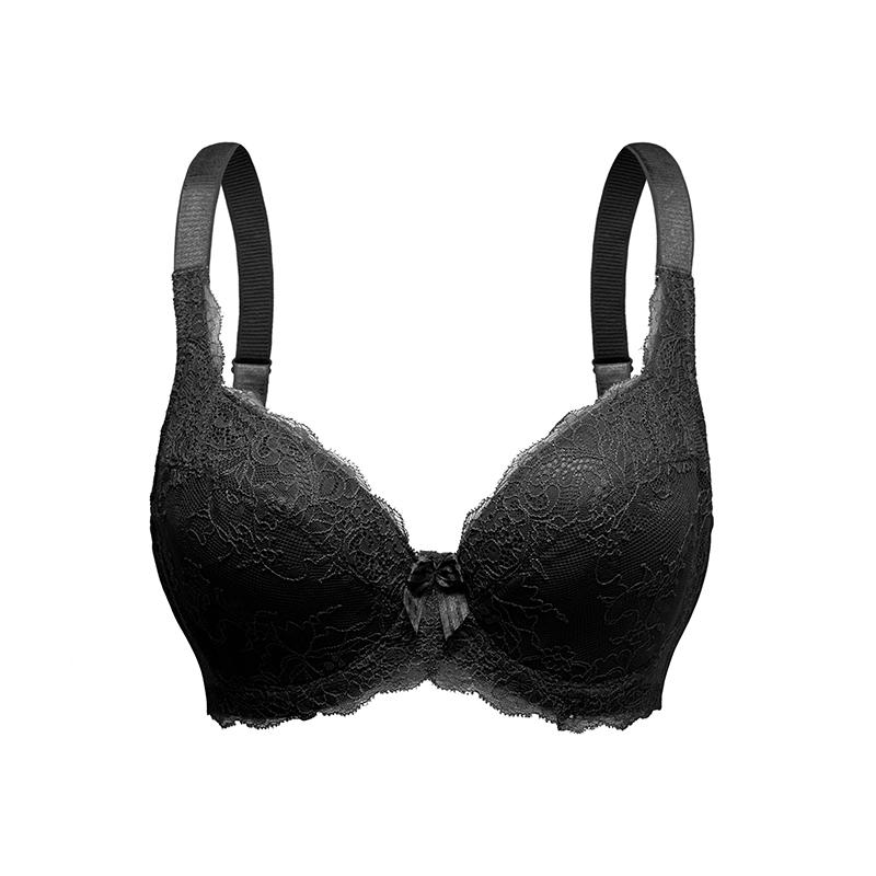 Сексуальный кружевной женский бюстгальтер больших размеров на косточках, бюстгальтер с эффектом пуш-ап, женское белье Femme