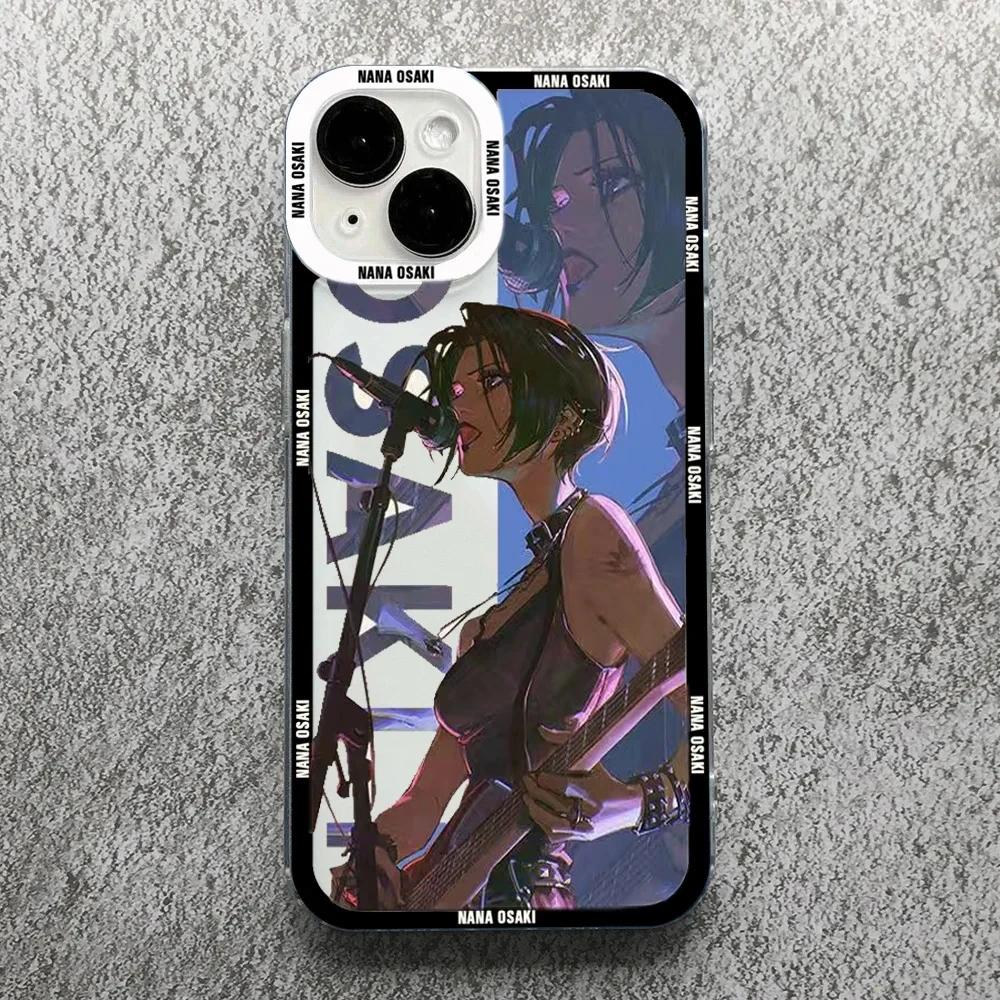 Чехол для телефона Oosaki Nana с рисунком из мультфильма «Аниме» 15 14 13 12 Pro Max Mini X XS XR SE 7 8 Plus, парный чехол для iPhone 11