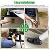 A25F-Для Dometic Trim Line Кемпера Совместимые 4 шт. Основания с шариком для тентов Trimline Пластиковые Верхние Основания с шариком для тента кемпера