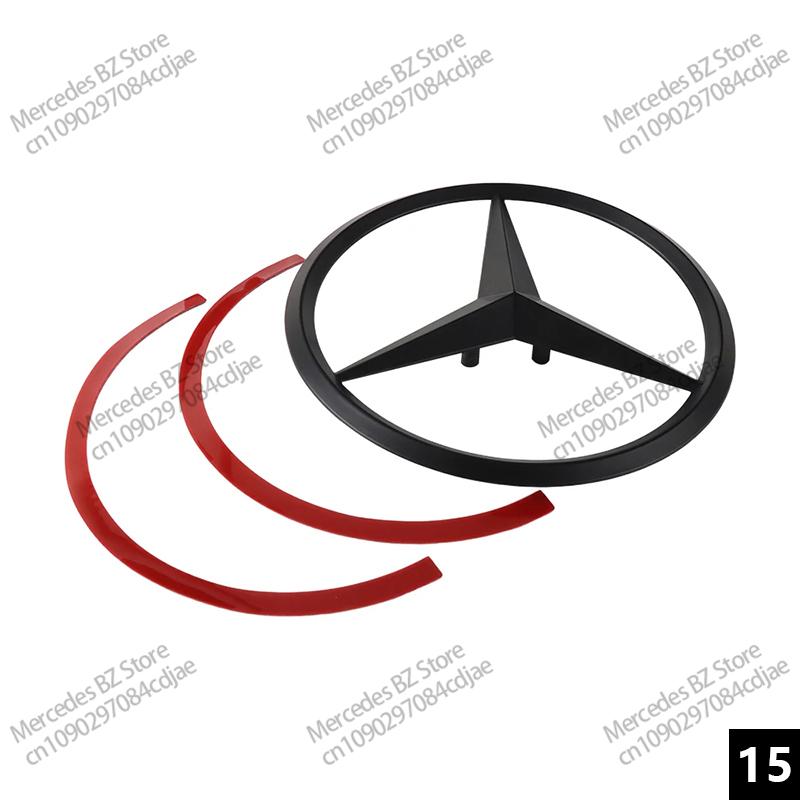 3d ABS Black Rear Trunk Star Logo For Mercedes Benz W203 W204 W205 W212 W213 W176 W177 W246 X156 X253 W222 W223 W117 Accessories DFHJL1
