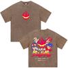 Anime Tengen Toppa Gurren Lagann Vintage Washed T Shirts Men Women Clothing Harajuku Casual Tops Short Sleeve Oversized T-shirts