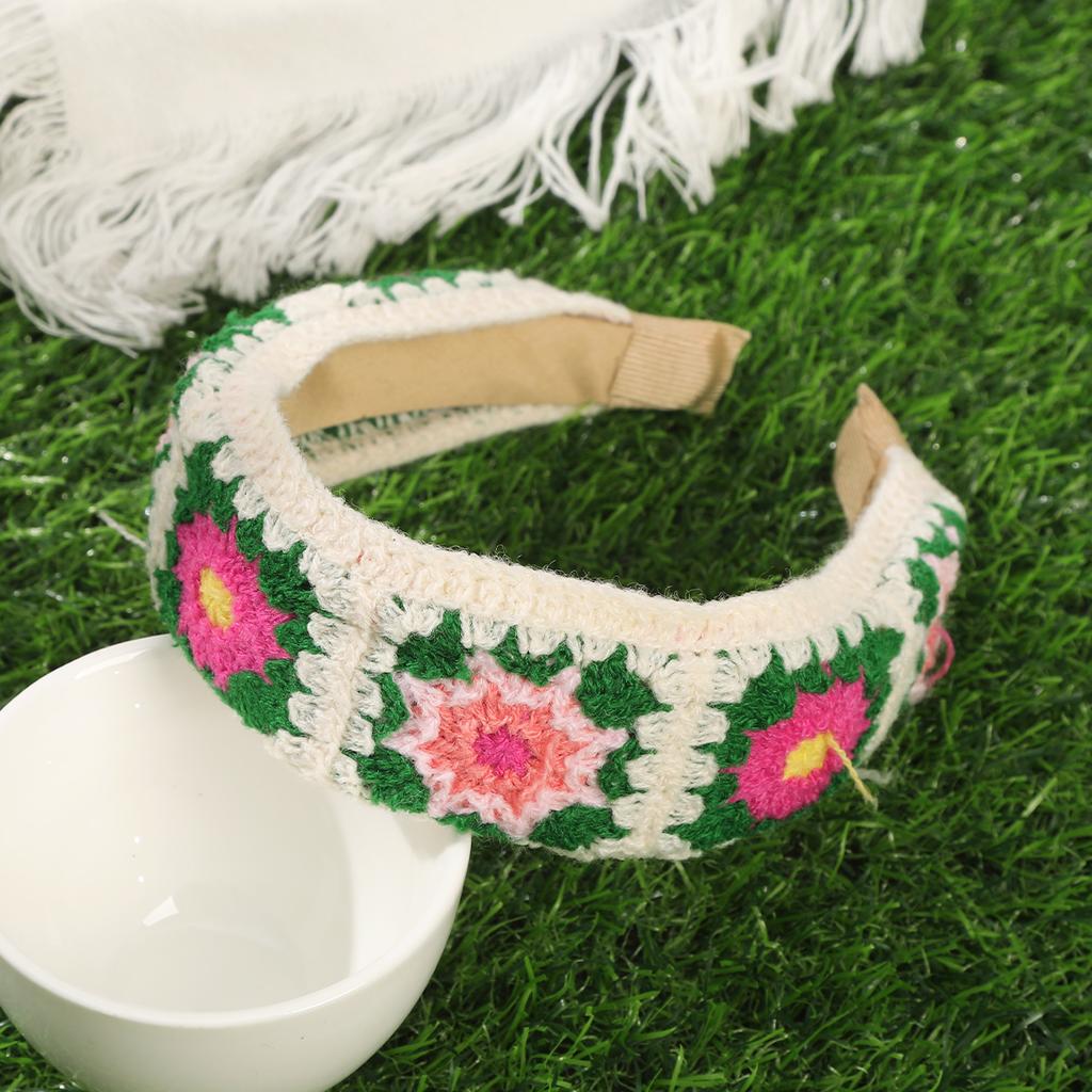 Вязаные широкие повязки на голову Женские для умывания, макияжа, для волос, обручи для волос, повязка на голову, женские, корейские, милые, пляжные, ободок, обруч для головы, аксессуары для головы