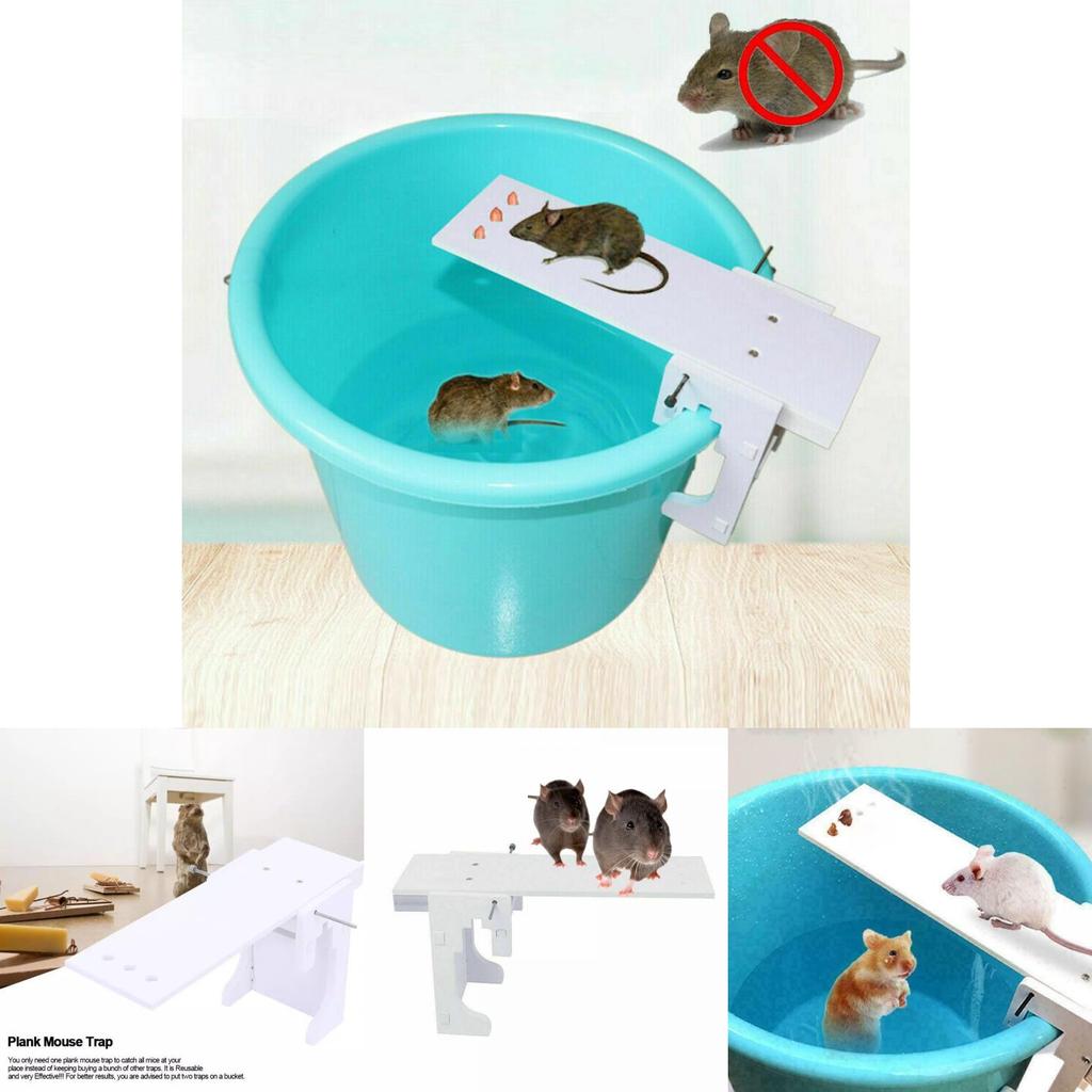 Ловушка Поймать Мышь Крысу Ловушка Поймать Прогулка по Планке Гуманное Ведро Мыши Авто Новый Сброс