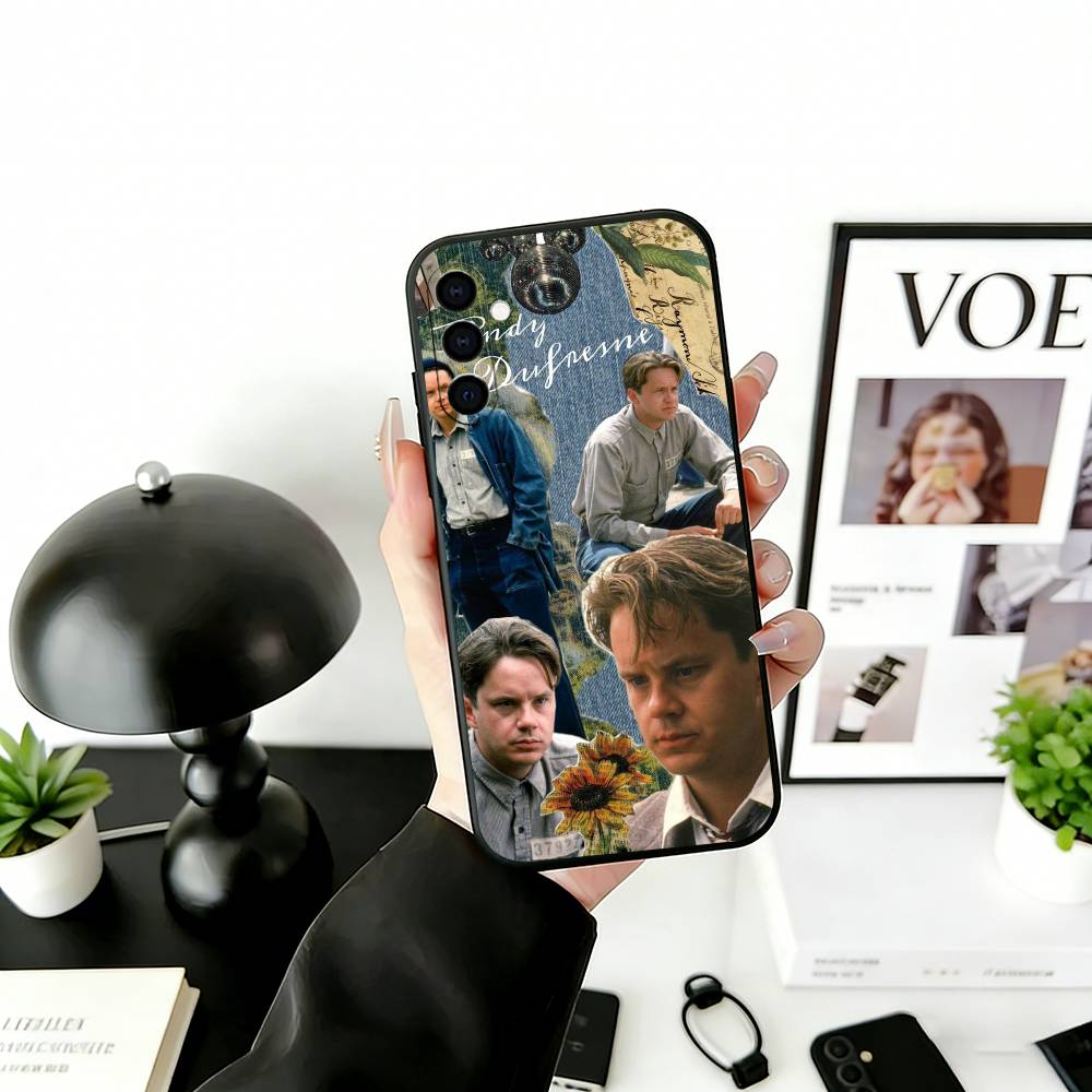 S-Шоушенк A-Энди Чехол для телефона Черный Силиконовый Мягкий Для Samsung Galaxy A73,A72,A71,A70,A53,A52,A51