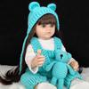 22 дюйма/55 см кукла реборн реалистичная полностью силиконовая детская виниловая кукла новорожденная девочка принцесса игрушка для малышей подарок куклы для девочек
