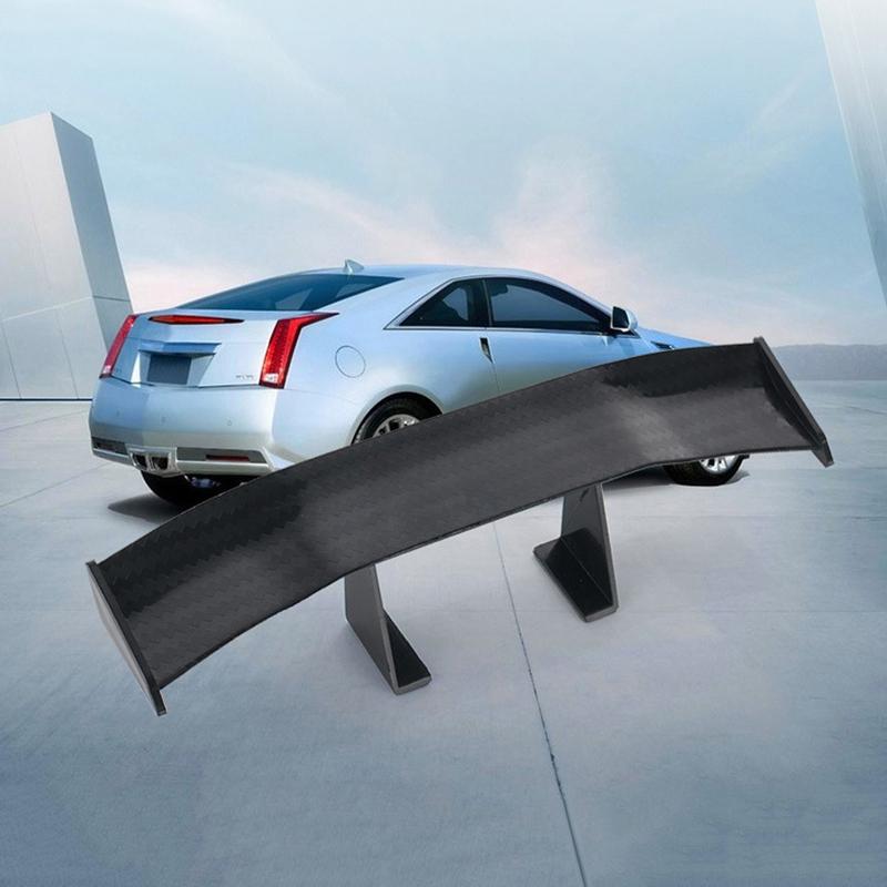 Универсальный автомобильный мини-спойлер из углеродного волокна, крыло, автомобильный стайлинг, задний багажник, крыло, спойлер для багажника, автомобильное украшение, внешние аксессуары