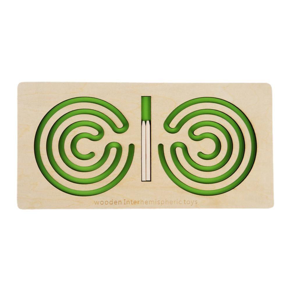 Hand Brain Coordination Brain Training Toys Trajectory Control Wooden Learning Toy Kids Toy