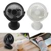 Вентилятор Clip On, вращающийся на 360 градусов, 3 передачи, тихий, с зарядкой через USB, портативный, небольшой настольный вентилятор для офиса Campi