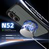 KEYSION 360° Rotating Ring Stand Magnetic Phone Case for Xiaomi POCO X7 Pro 5G Matte Translucent Shockproof Cover for Redmi Turbo 4