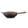 Sanhe 0-Coating 32cm Non-Stick Light Iron Wok