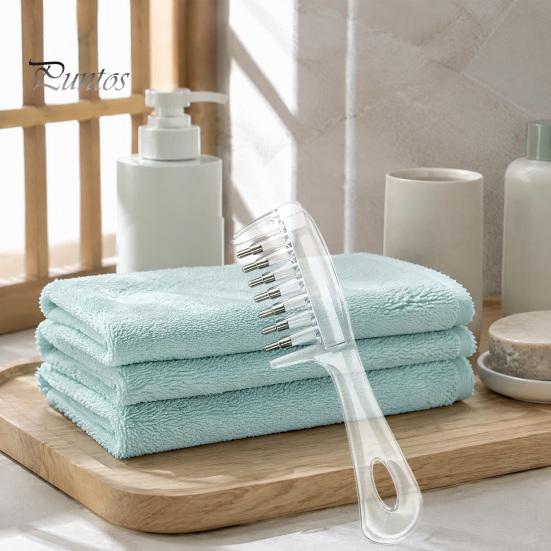 Hair Nutrient Applicator 1/2Pcs Scalp Oil Comb with Roller Ball, Minoxidil for Growth Growth, Massage Dust Cover Portable Care Tool