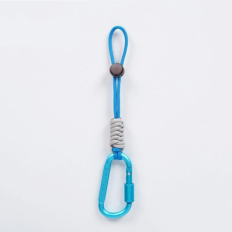 Paracord Water Bottle Hook 1 Carabiner Heavy Duty Clip Portable Multi-functional Tool for Sports Travel