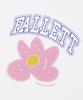 FALLETT Футболка с коротким рукавом Цветок-шар Белый