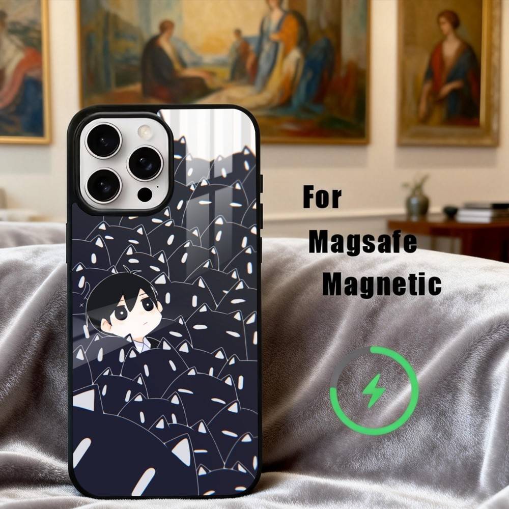 Чехол для телефона G-Game O-Omori-L для iPhone 17,16,15,14,13,12,Plus,Pro,Max с поддержкой MagSafe Магнитной Беспроводной Зарядки