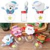 Party Decoration Storage Organizer Storage Bottle Kids Cute Box Candy Jar Santa Claus Christmas
