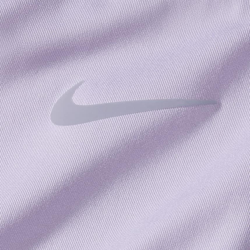 Nike Moisture Wicking Comfortable Tank Top Women Tops Lilac Black FN2809-512