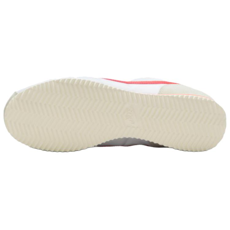 Nike Classic Cortez Comfortable Durable Running Shoes Women Sneakers White Red DZ2795-104