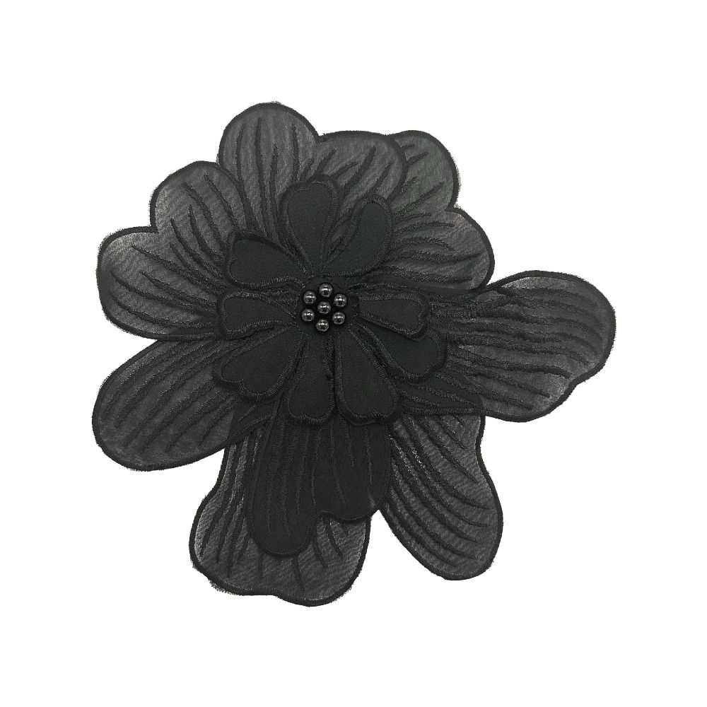 Multi-layer Embroidered Flower Appliques 3D Clothing Applique DIY Clothing Patches Dressmaking