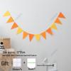 Yellow-Green Felt Pennant Bunting for Kids' Birthday or Kindergarten Decor